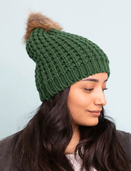 Textured Knit Beanie – Drift & Amble