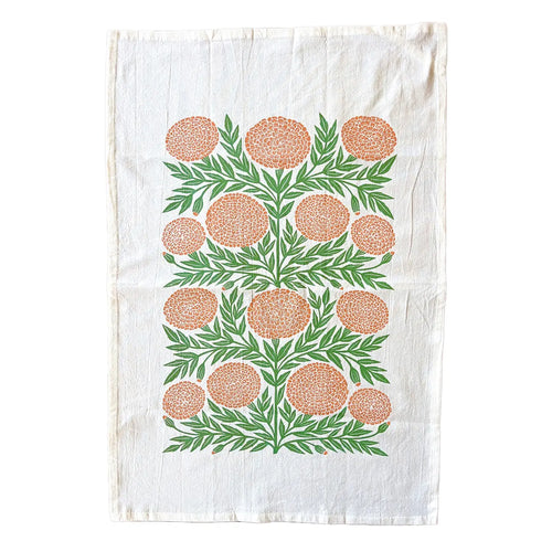 Block Printed Tea Towel