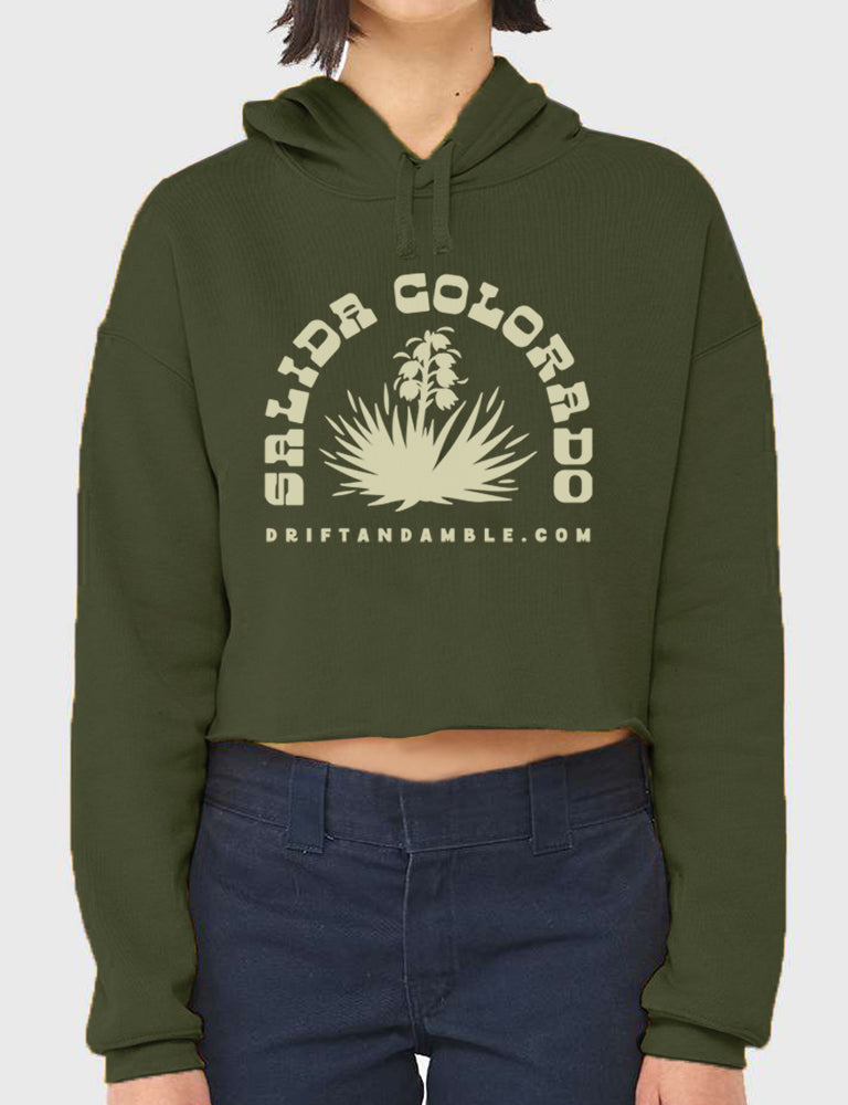 Women's Salida Yucca Crop Fleece Hoodie