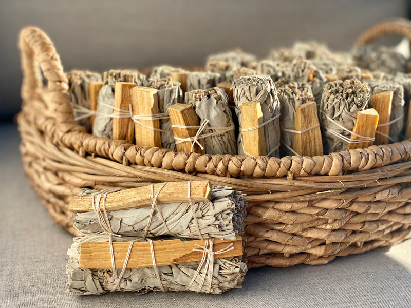 White Sage Smudge Stick with Palo Santo