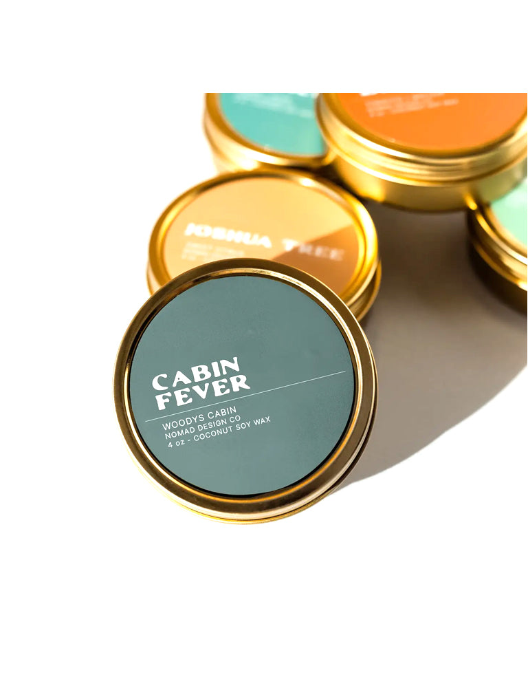 Cabin Fever Candle Tin