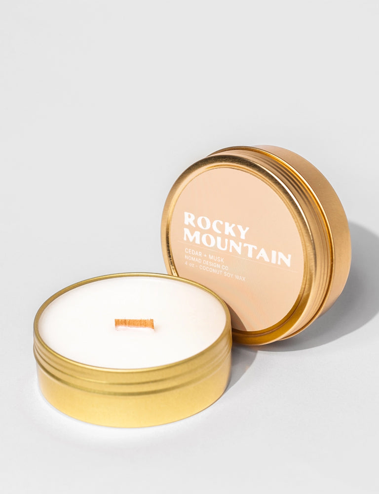 Rocky Mountain Candle Tin