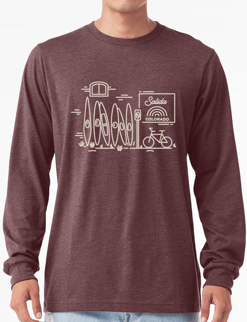 Unisex Salida Kayak Long Sleeve T-shirt