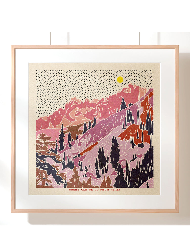 Desert Mountain Print