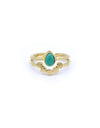 Turquoise Teardrop Ring