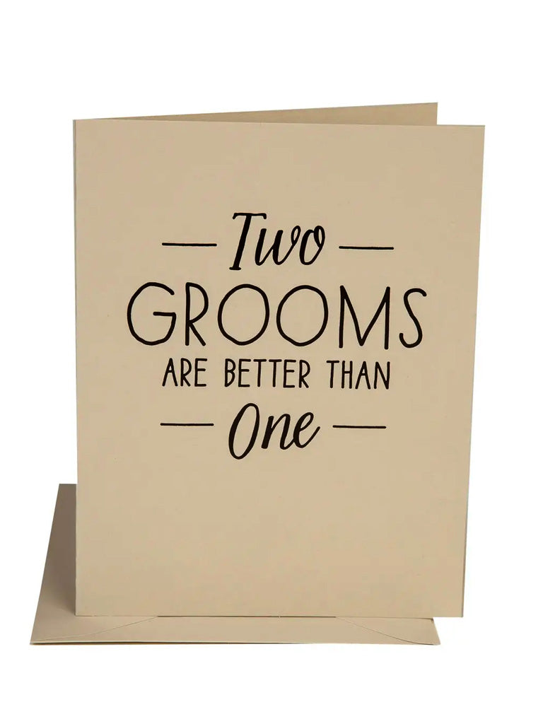 Two Grooms Card