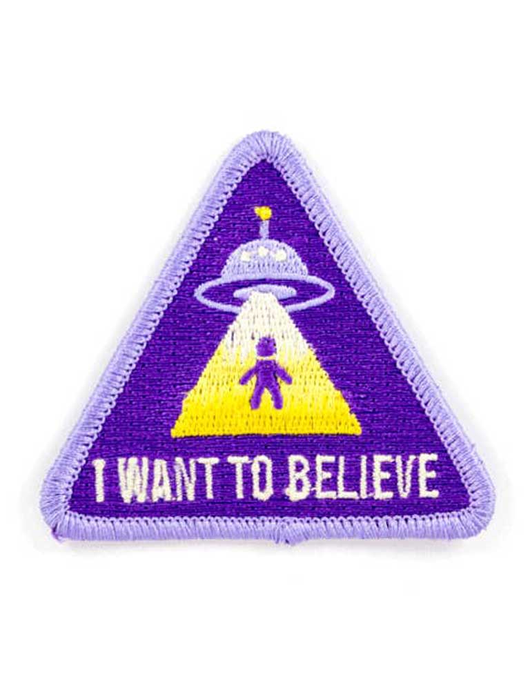 Believe Embroidered Iron-On Patch