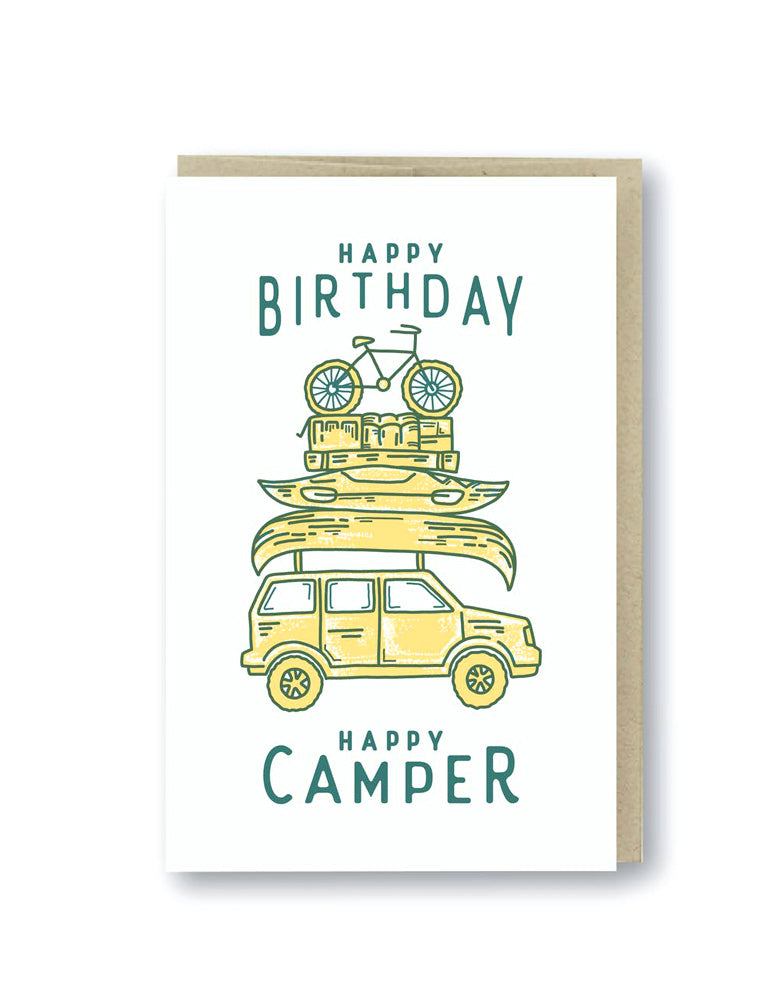 Birthday Happy Camper