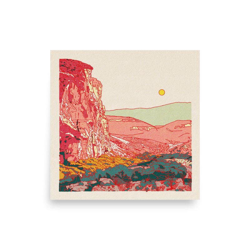 Desert Cliffs Print