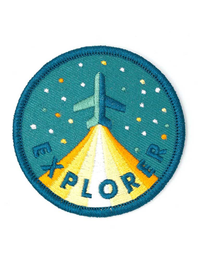 Explorer Embroidered Iron-On Patch