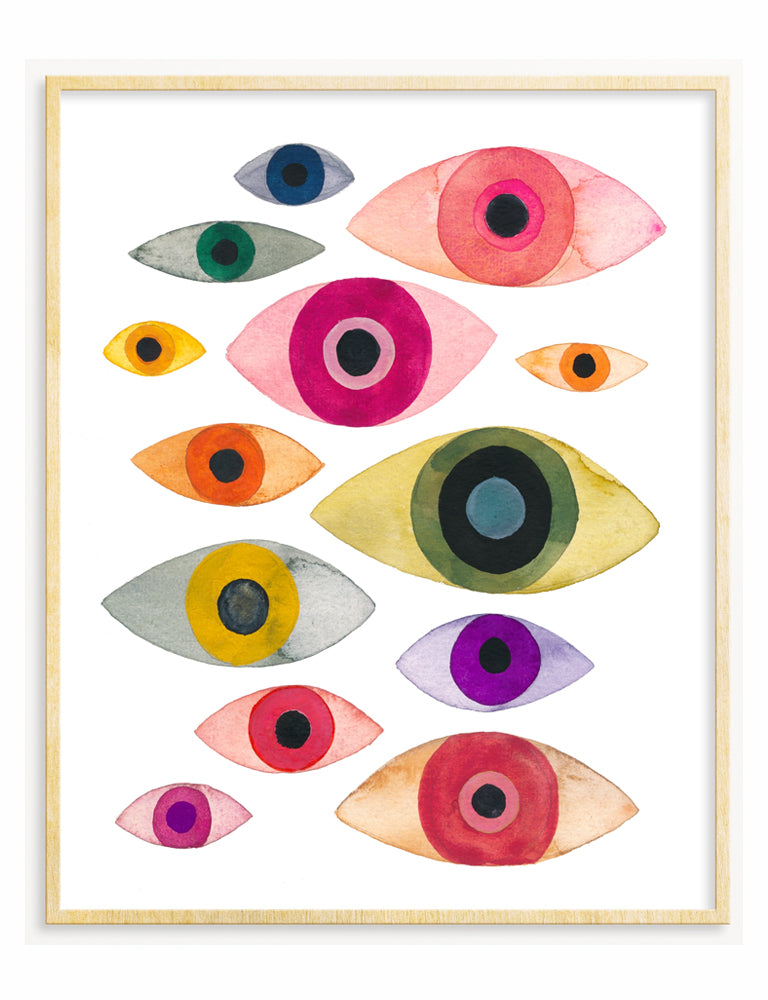 Eyes Watercolor Print