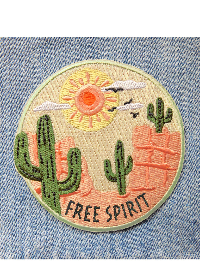 Free Spirit, Desert Embroidered Patch