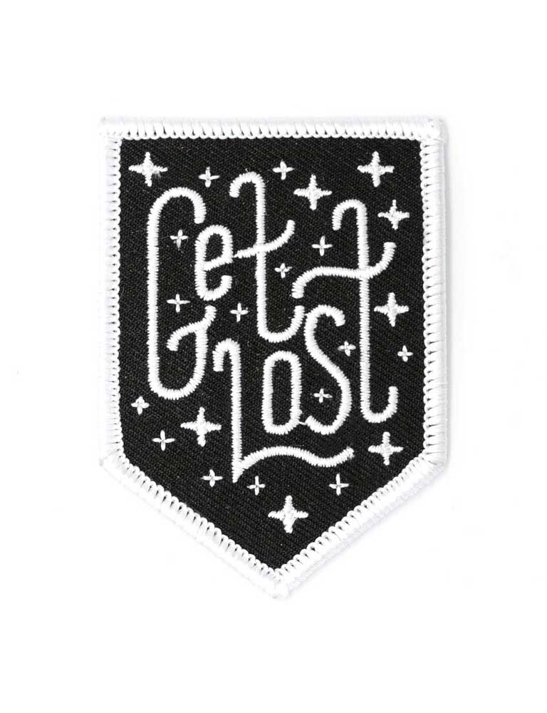 Get Lost Embroidered Iron-On Patch