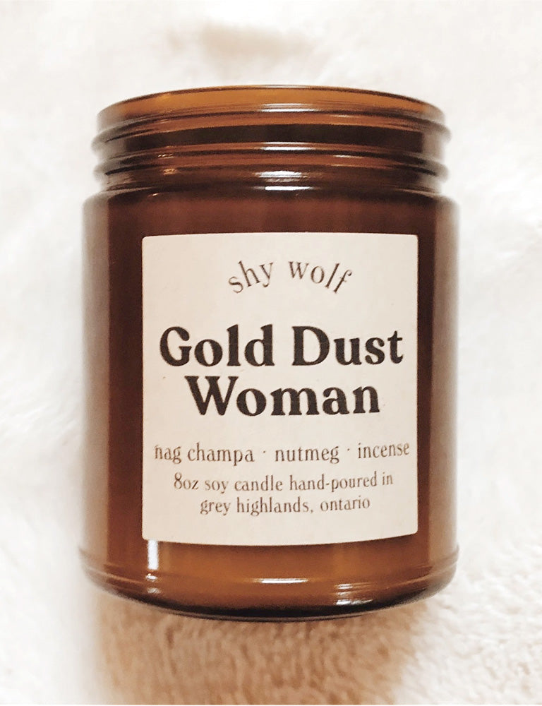 Gold Dust Woman Soy Candle