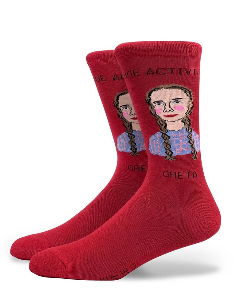 Greta Red Ankle Socks