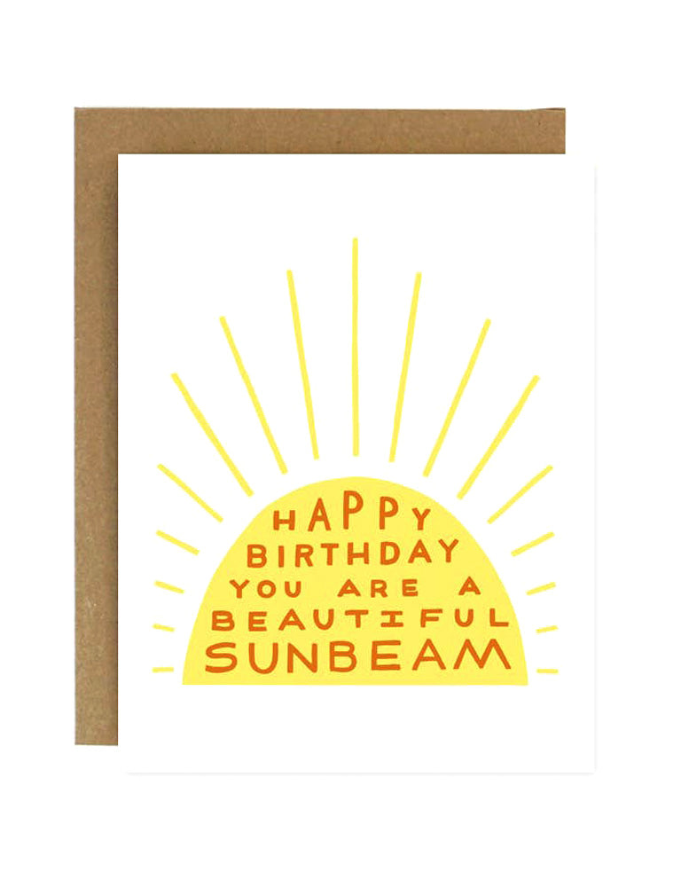 Happy Birthday Sunbeam Card