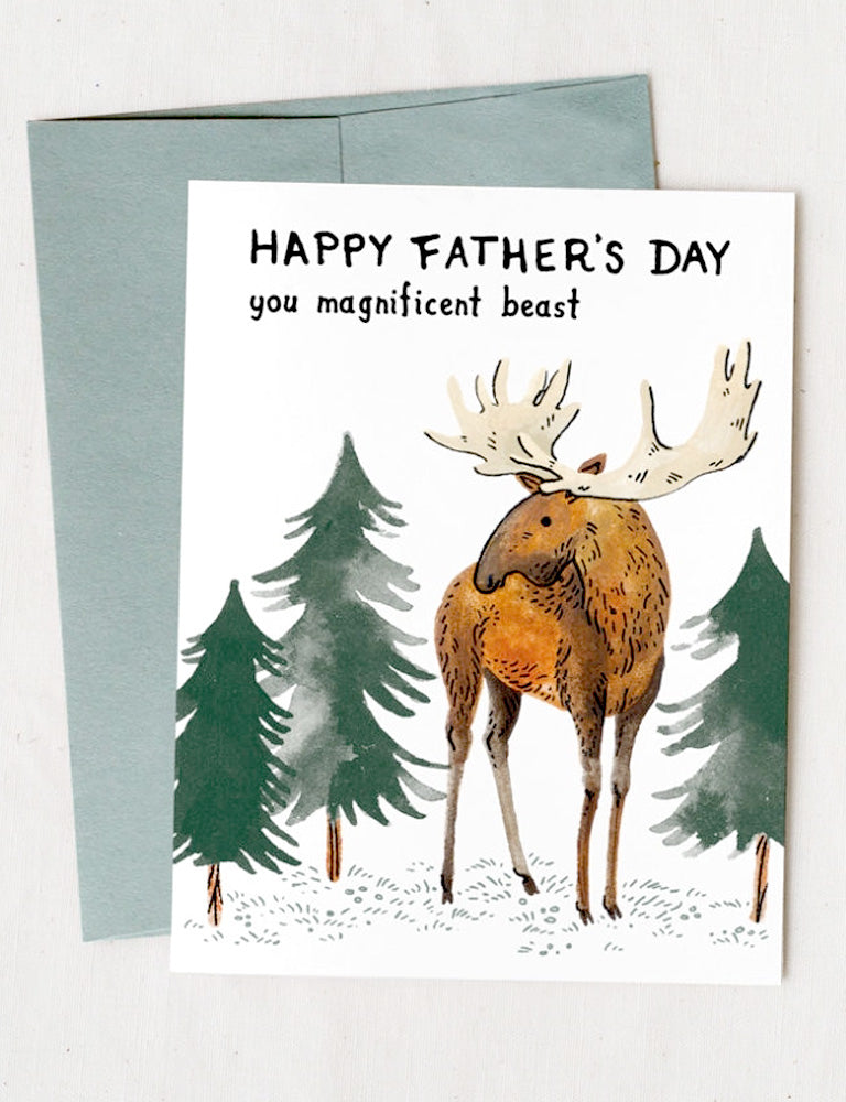 Happy Fathers Day Magnificent Beast Card