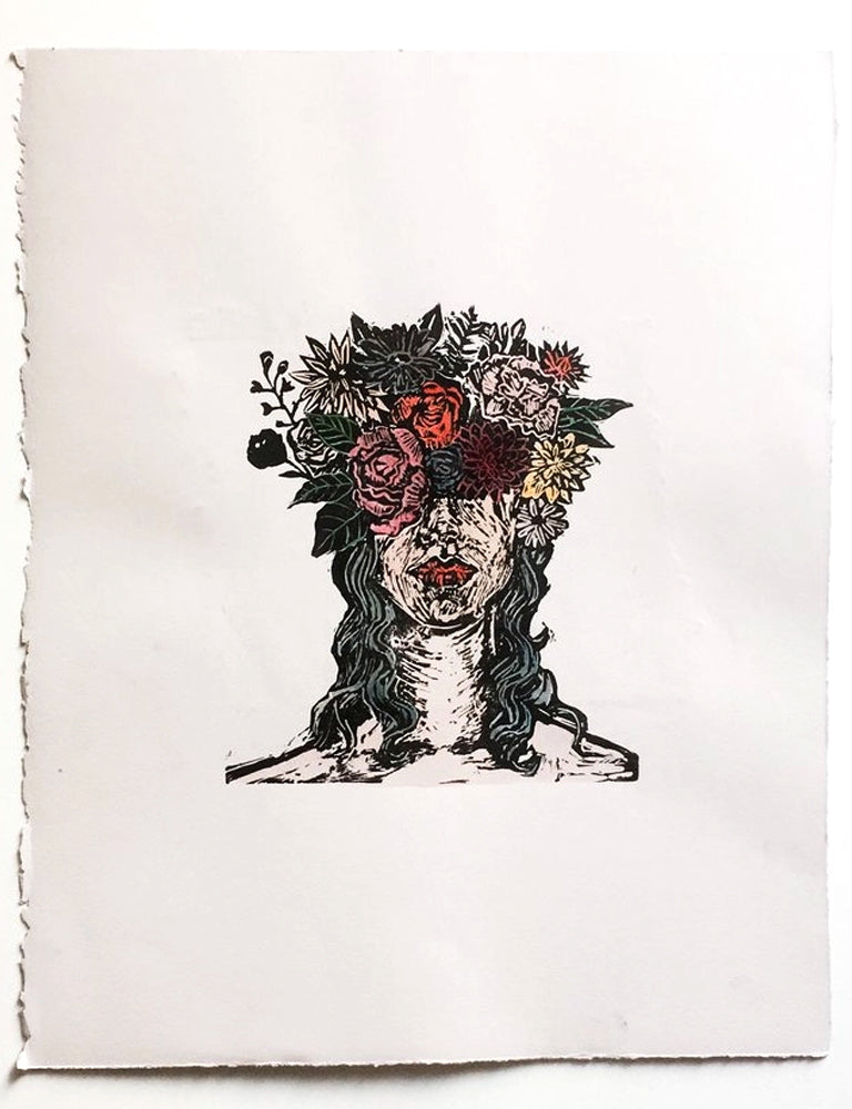 Head of Flowers Print (Color)