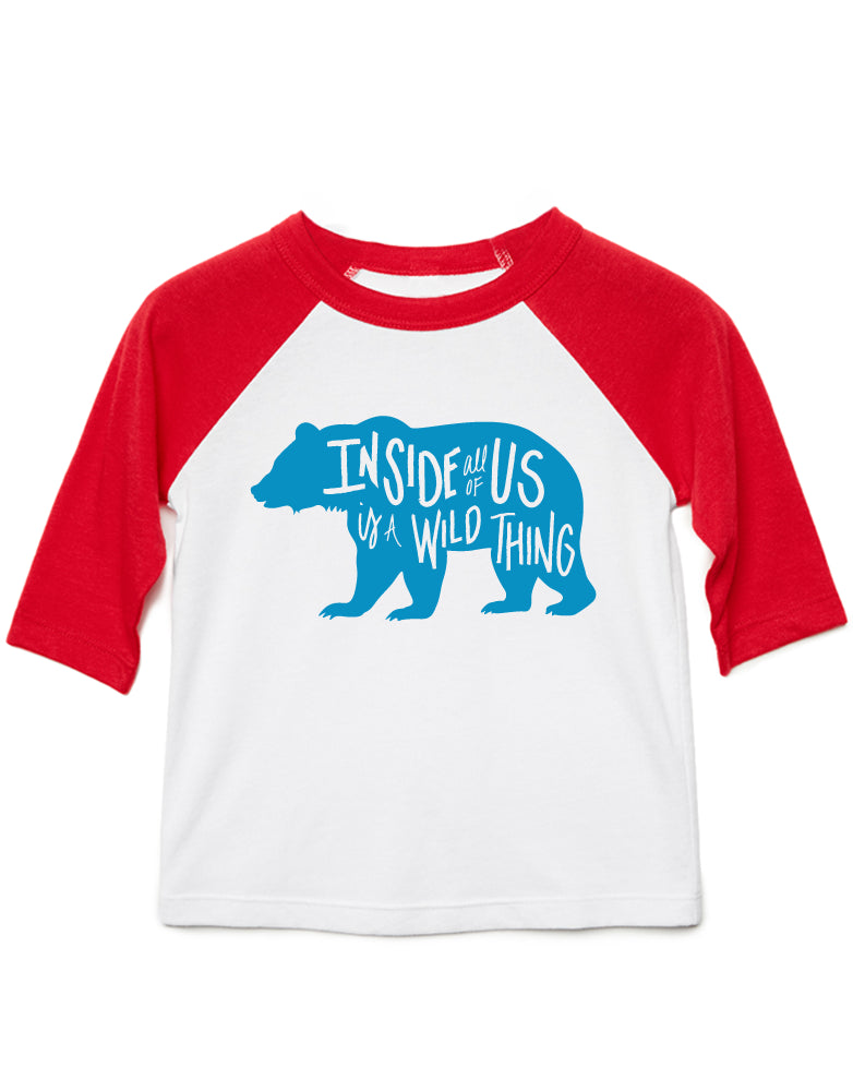 where the wild thing are' Unisex Baseball T-Shirt