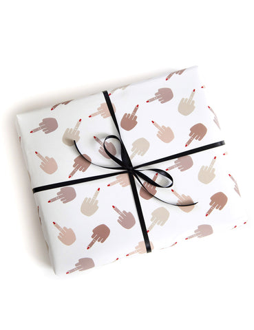 Middle Finger Wrapping Paper — Beth's - A Christmas and Holiday Shop