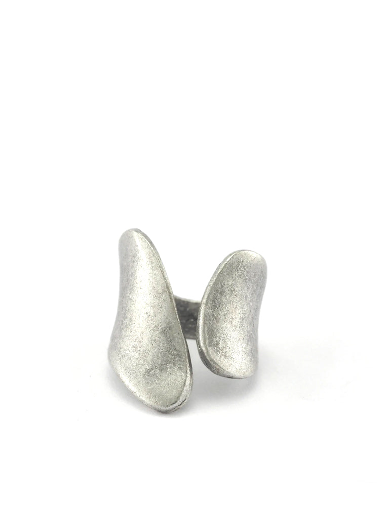 Modern Shape Silver Ring