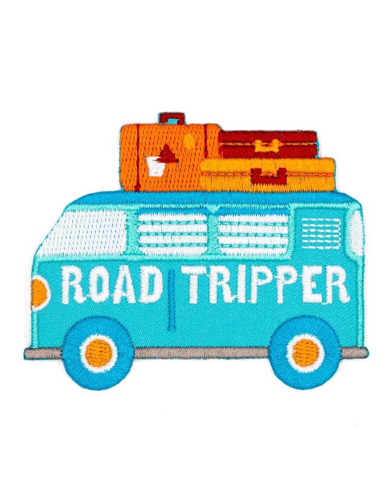 Road Tripper Embroidered Iron-On Patch
