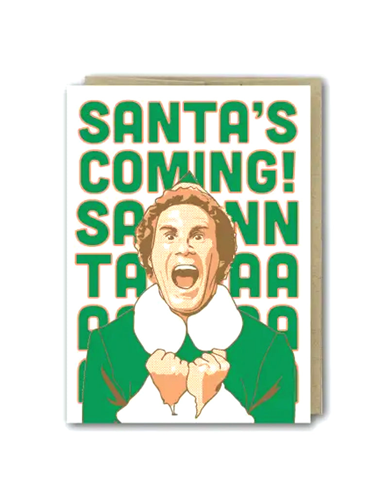 Santa's Coming Card