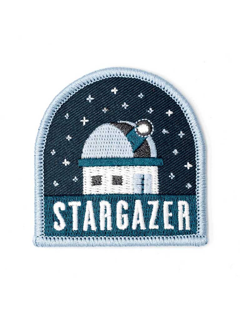 Stargazer Embroidered Iron-On Patch