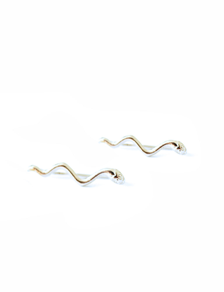 Snake Ear Crawler - Sterling Silver