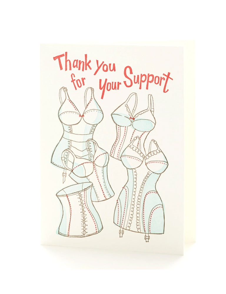 Thank You For Your Support Card