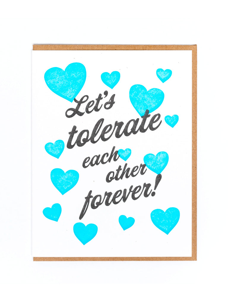 Tolerate Each Other Card