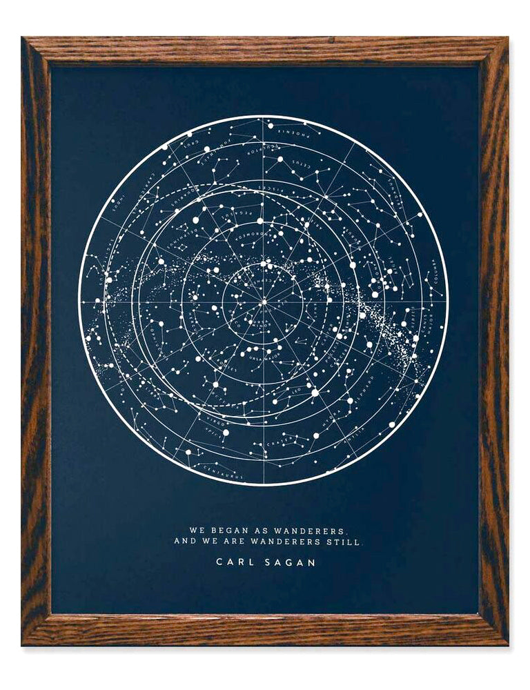Star Chart Art Print
