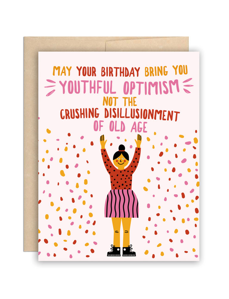 Youthful Optimism Birthday Card
